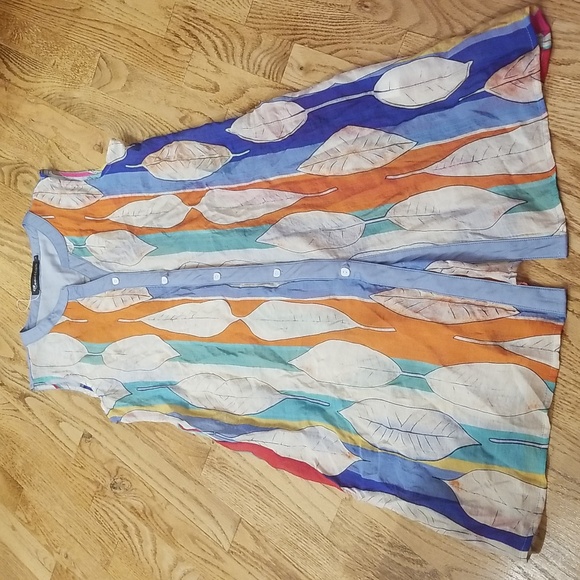 Creation Dresses & Skirts - (S) Creation Flowy Dress Colorful Bohemian Cottagecore Vacation Coastal